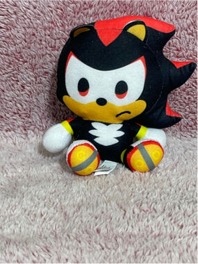 Boys Sonic The Hedgehog shadow Stuffed Animal 6 inches Black Red